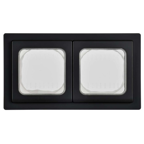 FLITE Рамка 2-местная IP55 Рпро-2-55-ФлЧ черный IEK