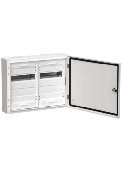 TITAN 5 Корпус металлический ЩРн-48 (2х24) 460х570х140мм IP54 белый (одна дверь) IEK