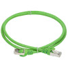 Патч-корды RJ45-RJ45 кат.6A S/FTP GREEN Патч-корды RJ45-RJ45 кат.6A S/FTP GREEN