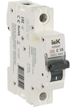 ARMAT Автоматический выключатель M06N 1P C 16А IEK