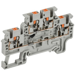 ARMAFIX Колодка клеммная CPDL2.5(E)D1 2х-уровневая с встроенным диодом IEK