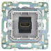 SKANDY Розетка HDMI SK-H01N металл никель IEK