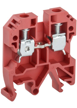 Клемма винтовая КВИ-6мм2 красная IEK