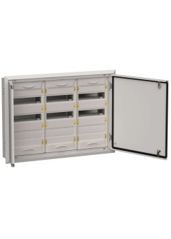 TITAN 5 Корпус металлический ЩРв-108 (3х36) 630х885х130мм IP31 серый (две двери) IEK