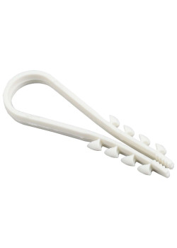 Дюбель хомут 11-18мм нейлон белый (100шт) IEK