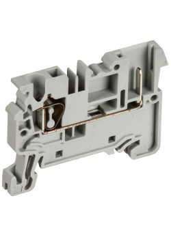ARMAFIX Клемма пружинная CX2.5-1B 2,5мм2 разъемная (1 зажим 1 разъем) серая IEK