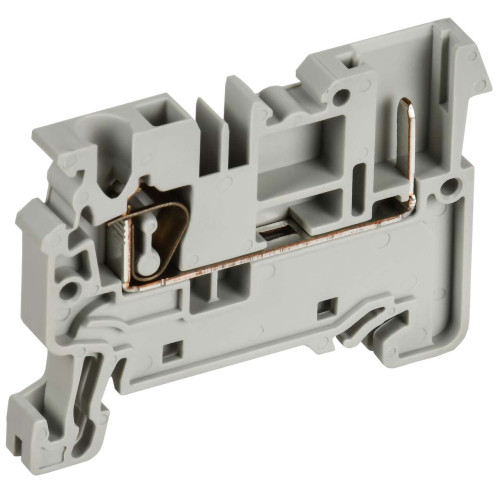 ARMAFIX Клемма пружинная CX2.5-1B 2,5мм2 разъемная (1 зажим 1 разъем) серая IEK