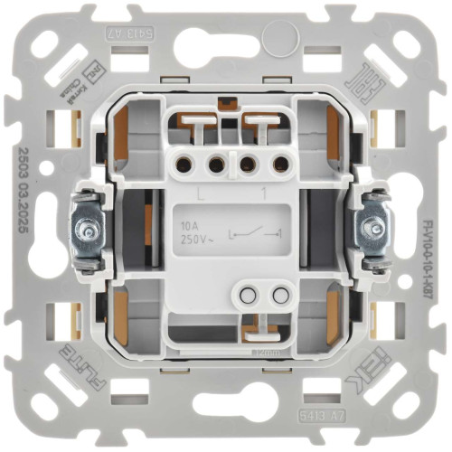 FLITE Выключатель 1-клавишный 10А ВС11-1-0-ФлН навахо IEK FLITE Выключатель 1-клавишный 10А ВС11-1-0-ФлН навахо IEK