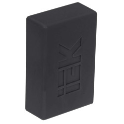 ELECOR Заглушка КМЗ 16х16 черный (4шт/компл) IEK