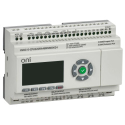 ПЛК HVAC S ЦПУ 6DI 6DO 1AI 5PT 4AO LED дисплей RS485 24В DC Расширяемая версия ONI