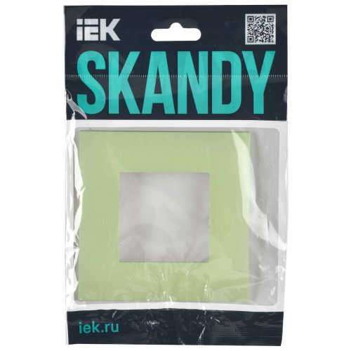 SKANDY Рамка 1-местная SK-F01M мятный IEK