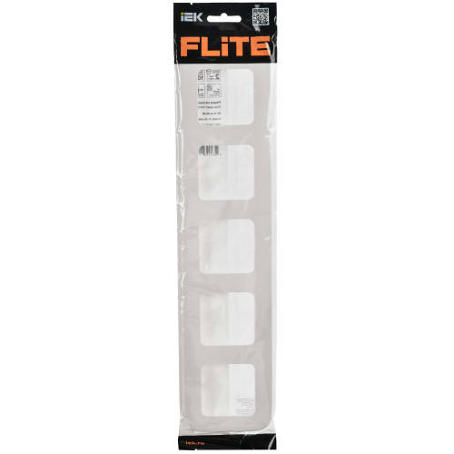 FLITE Рамка 5-местная РУ-5-А-ФлЖ жемчуг IEK FLITE Рамка 5-местная РУ-5-А-ФлЖ жемчуг IEK