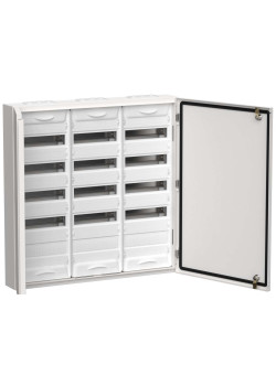 TITAN 5 Корпус металлический ЩРн-180 (3х60) 835х830х140мм IP54 белый (две двери) IEK