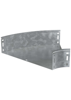 Поворот плавный 45град (тип Г01) ESCA 100х400мм HDZ IEK