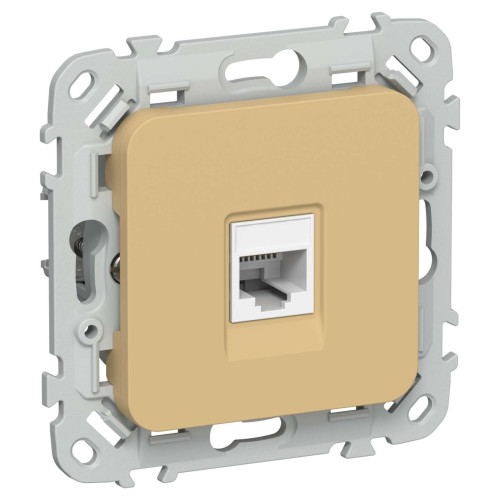 FLITE Розетка компьютерная RJ45 категория 5Е UTP РК5е-1-0-ФлШм шамуа IEK