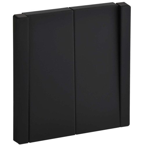 FORTE&PIANO Выключатель 2-клавишный перекрестный 10А FP109M металл черный IEK