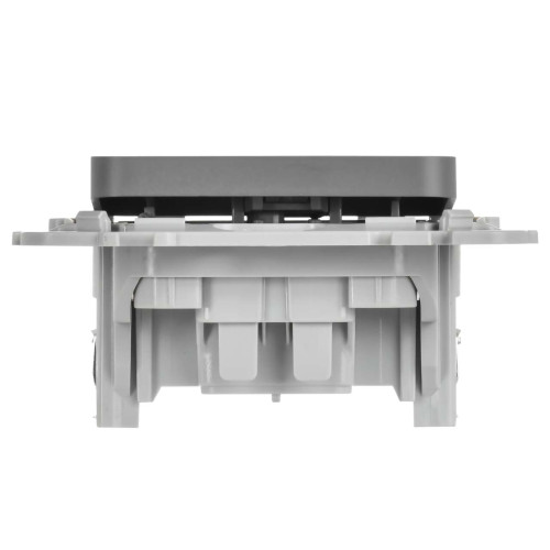 FLITE Выключатель 1-клавишный с индикацией 10А ВС11-1-1-ФлС серый IEK