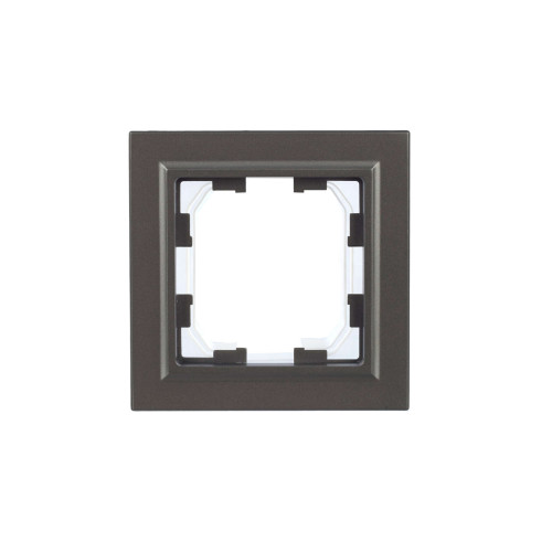 BRITE Рамка 1-местная IP44 РУ-1-БрС-44 сталь IEK