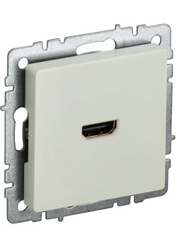 BRITE Розетка HDMI РHDMI-0-БрКр бежевый IEK