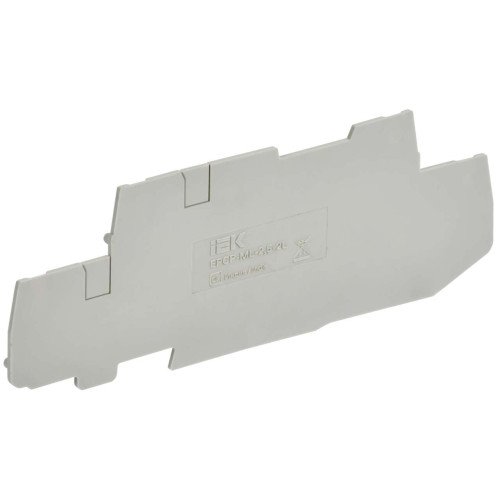 ARMAFIX Заглушка торцевая для клеммы CP-ML 2 уровневой с ножевым размыкателем 2,5мм2 серая IEK