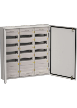 TITAN 5 Корпус металлический ЩРн-180 (3х60) 835х830х140мм IP54 серый (две двери) IEK