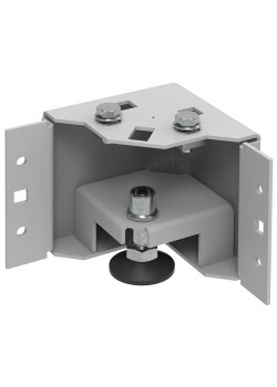 ITK by ZPAS Уголок цоколя h=100мм регулируемый по высоте серый (4шт/компл)