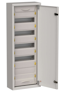 TITAN 5 Корпус металлический ЩРн-60 (1х60) 835х310х140мм IP31 серый (одна дверь) IEK