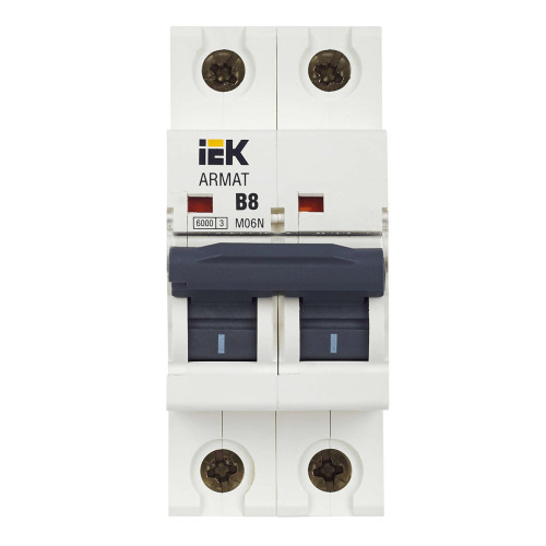 ARMAT Автоматический выключатель M06N 2P B 8А IEK