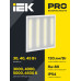 PRO Панель светодиодная ДВО 3201 45Вт 3000К IP54 595х595мм Clip-In опал IEK