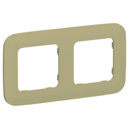 FLITE Рамка 2-местная РУ-2-А-ФлО оливковый IEK