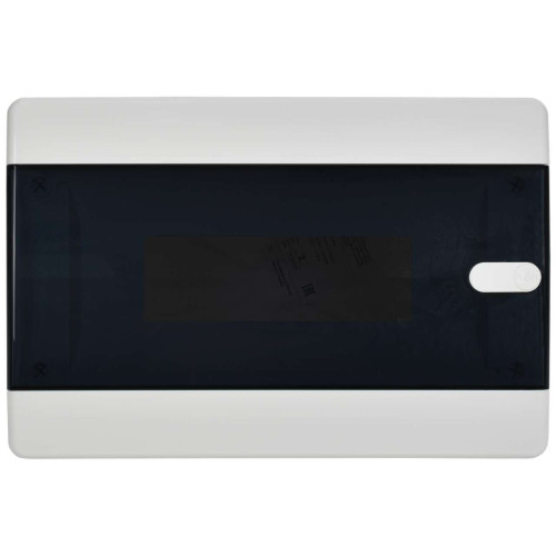 UNION Compact Корпус пластиковый ЩРВ-П-12 IP41 черная прозрачная дверь IEK