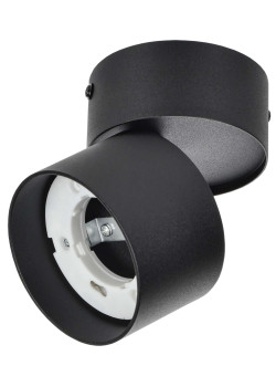 Светильник 4040 настенно-потолочный под лампу GX53 черный IEK