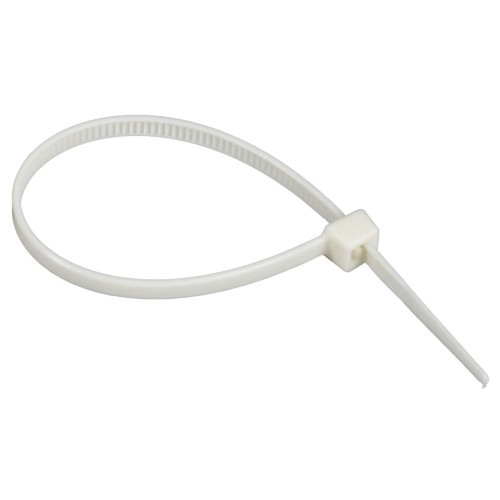 Хомут P6.6 самозатухающий белый 3,6х150мм IEK