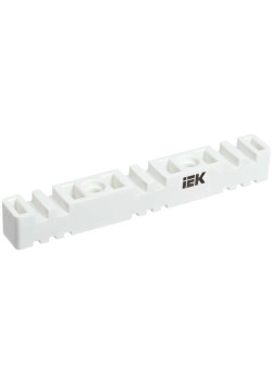 Изолятор шинный плоский ИШП 3P для шин 5мм и 10мм 270мм IEK