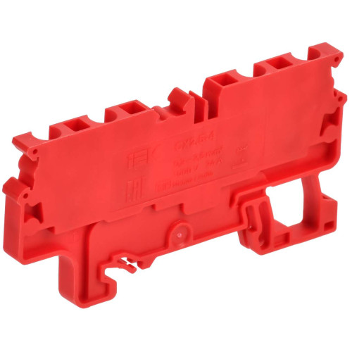 ARMAFIX Клемма пружинная CX2.5-4 четырехконтактная красная IEK