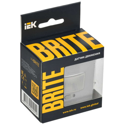 BRITE Датчик движения ДС10-1-БрА алюминий IEK