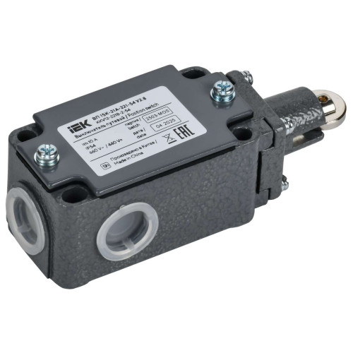 Выключатель путевой ВП 15К-21А-221-54 У2.8 толкатель с роликом мгновенного действия IEK