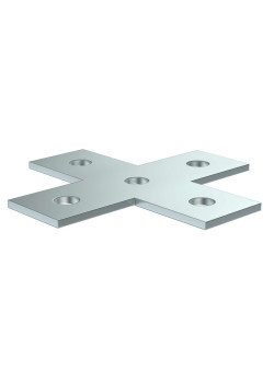 Пластина соединительная X-образная для STRUT-профиля EZ IEK