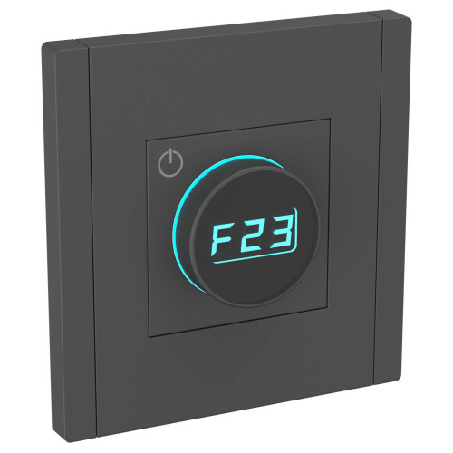 FORTE&PIANO Термостат электронный с индикацией FP152 черный IEK