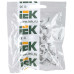 Скоба 8мм плоская пластиковая (100шт) IEK