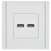 FORTE&PIANO Розетка USB A+A 3,1А FP249 белый IEK