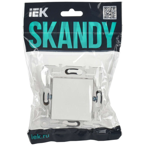 SKANDY Вывод кабеля SK-O01W арктический белый IEK