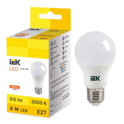 LED Bulb A60 6W 3000K E27 IEK