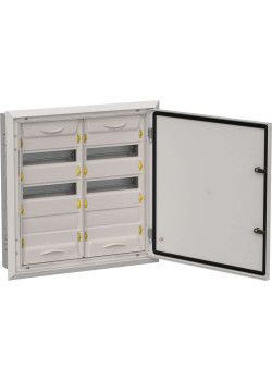 TITAN 5 Корпус металлический ЩРв-72 (2х36) 630х625х130мм IP31 серый (одна дверь) IEK