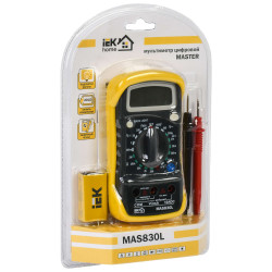 Мультиметр цифровой MASTER MAS830L IEK серия Home