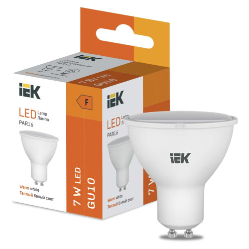 LED PAR16 600lm 3000K GU10 IEK