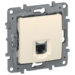 IEKETIKA Розетка компьютерная RJ45 категория 5Е UTP 6723411 слоновая кость IEK