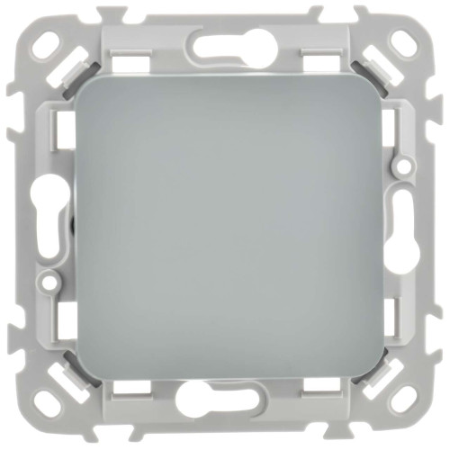 FLITE Выключатель 1-клавишный 10А ВС11-1-0-ФлС серый IEK