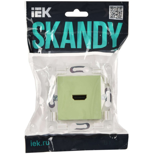 SKANDY Розетка HDMI SK-H01G мятный IEK