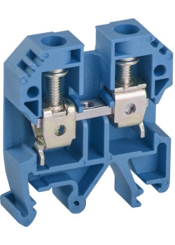Клемма винтовая КВИ-6мм2 синяя IEK